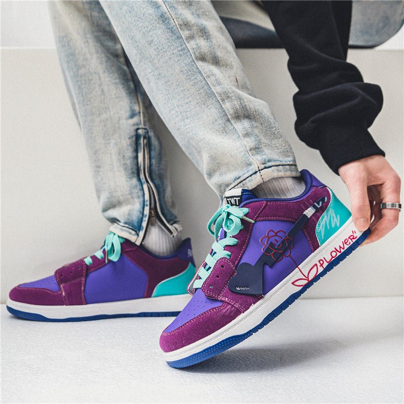 Mens Fashionable And Versatile Graffiti Shoes - Taylor K Shop