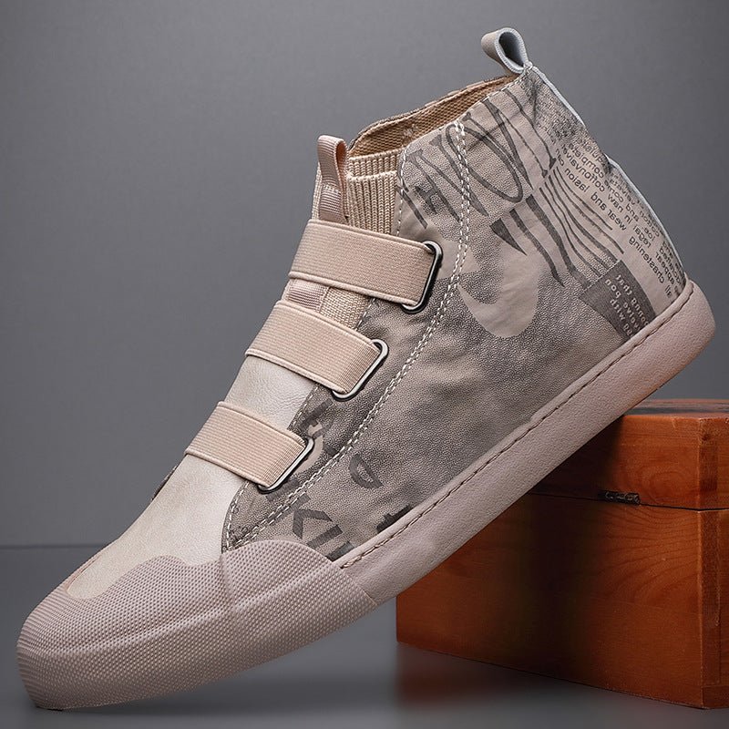 Men's High - top Camouflage Canvas Shoes Youth Fashion Casual Shoes - Taylor K Shop