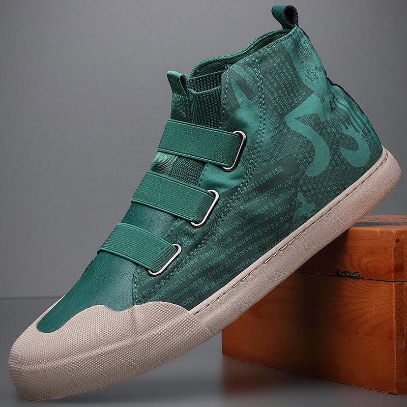 Men's High - top Camouflage Canvas Shoes Youth Fashion Casual Shoes - Taylor K Shop