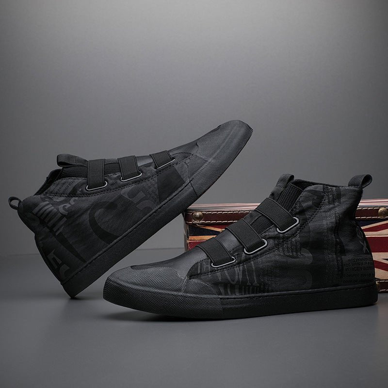 Men's High - top Camouflage Canvas Shoes Youth Fashion Casual Shoes - Taylor K Shop