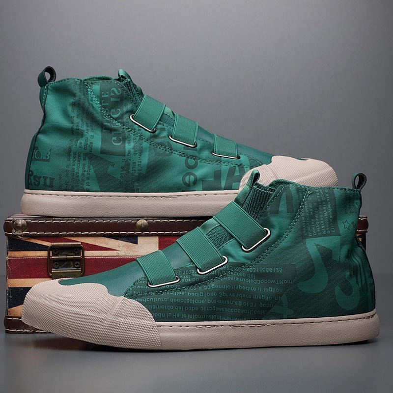 Men's High - top Camouflage Canvas Shoes Youth Fashion Casual Shoes - Taylor K Shop