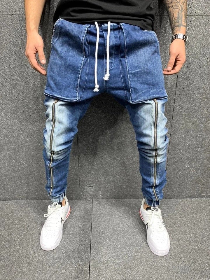 Men's Jeans Casual Sports Pants Leggings Washed Jeans - Taylor K Shop