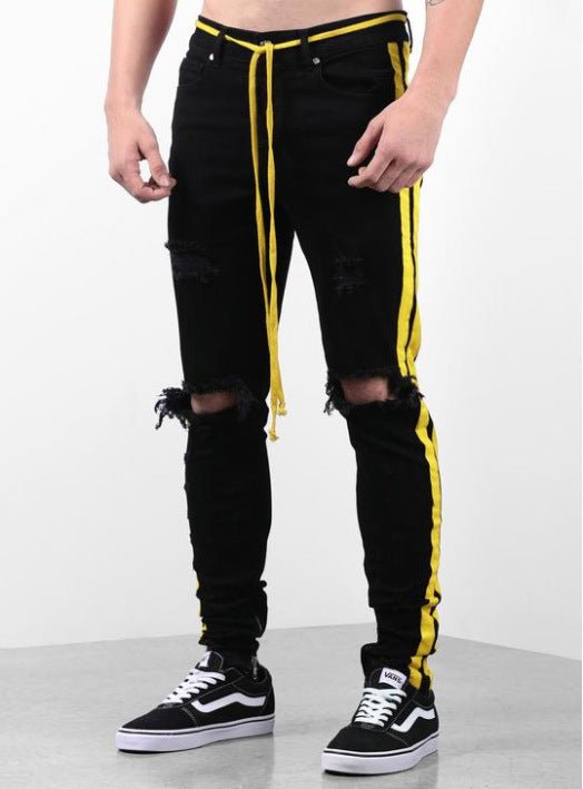 Men's jeans stripes - Taylor K Shop