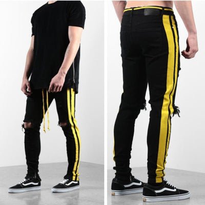 Men's jeans stripes - Taylor K Shop