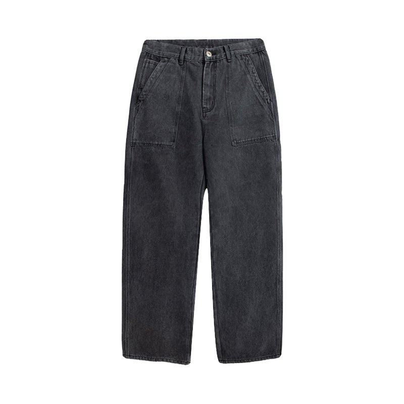 Mens Loose Straight Vintage Wide Leg Jeans - Taylor K Shop