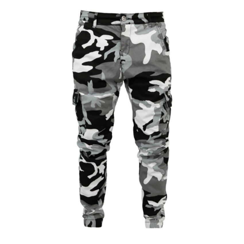 Men's Multi Pocket Stretch Jeans Camouflage Cargo Jeans - Taylor K Shop