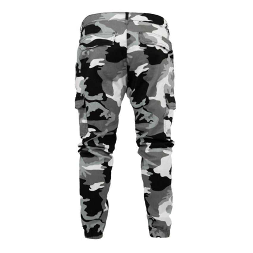 Men's Multi Pocket Stretch Jeans Camouflage Cargo Jeans - Taylor K Shop