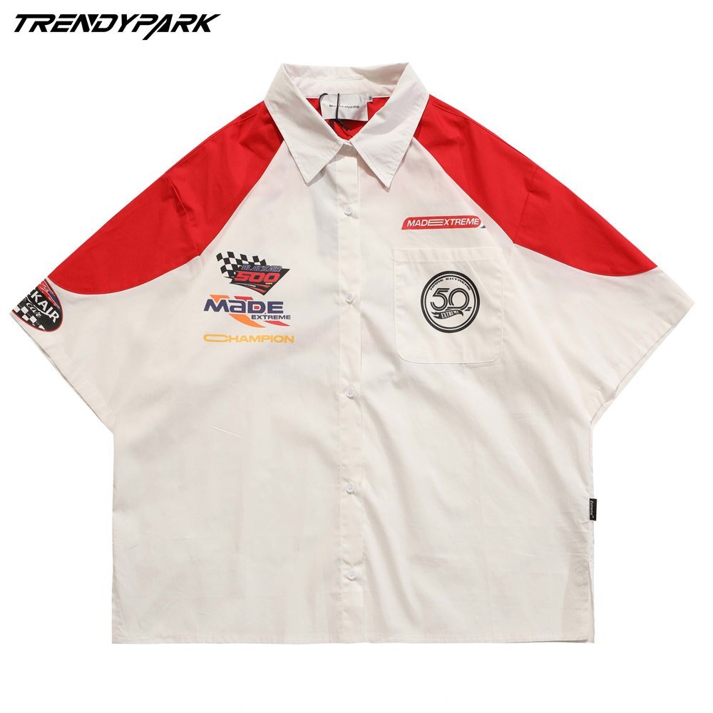 Men's Patchwork Oversized Shirts - Taylor K Shop