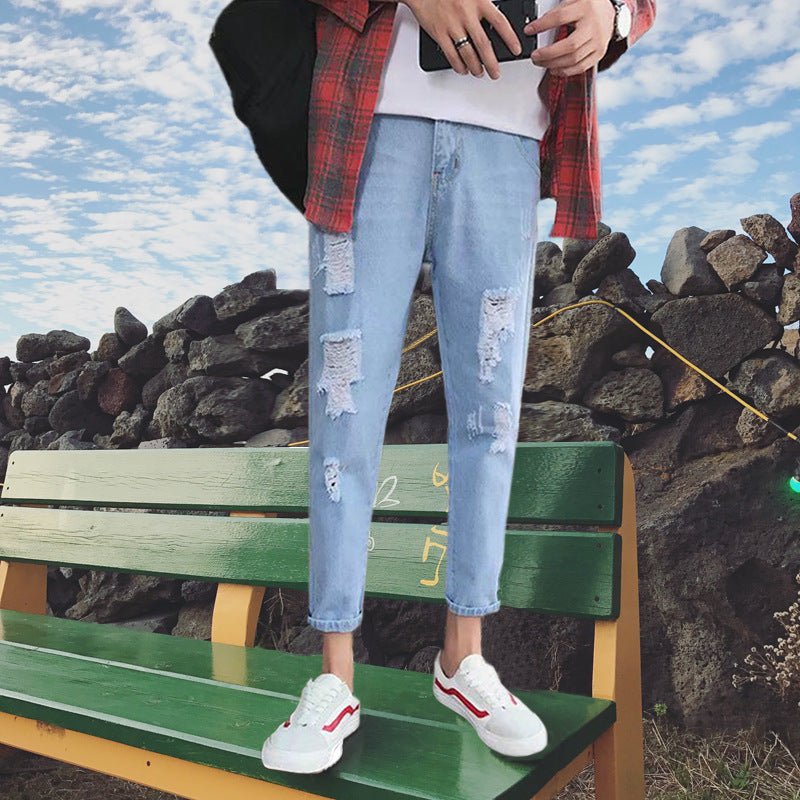 Men's ripped jeans - Taylor K Shop