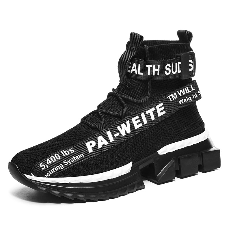 Men's Shoes, Large Size Flying Knitting Shoes, Breathable Socks Shoes - Taylor K Shop