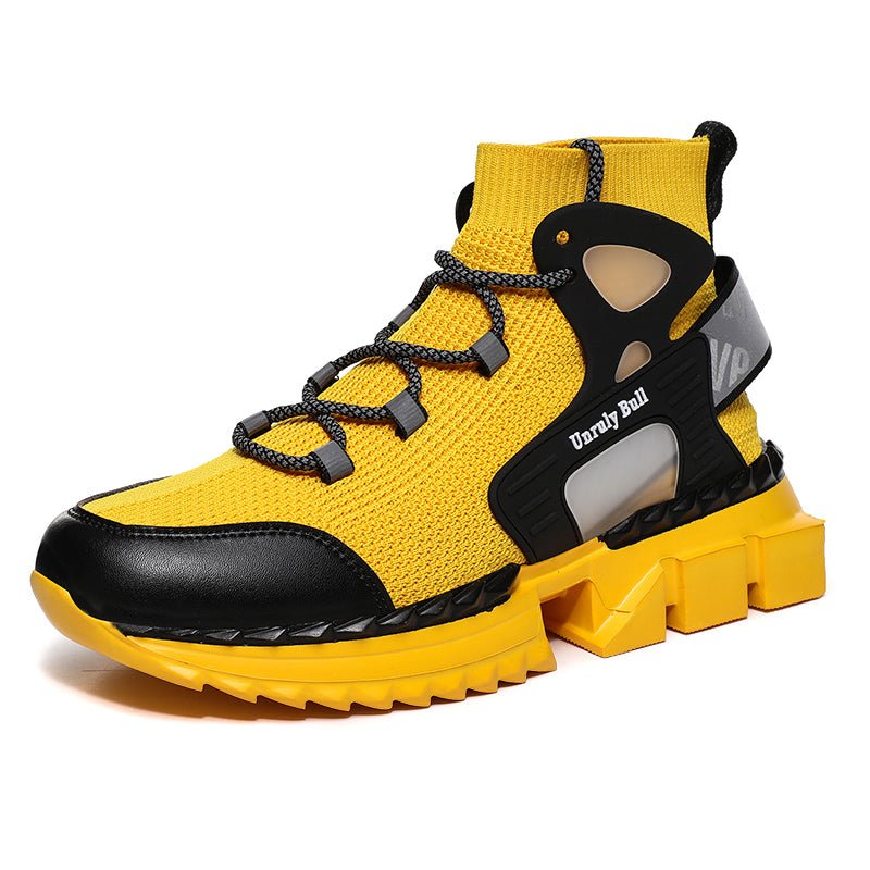 Men's Shoes, Large Size Flying Knitting Shoes, Breathable Socks Shoes - Taylor K Shop
