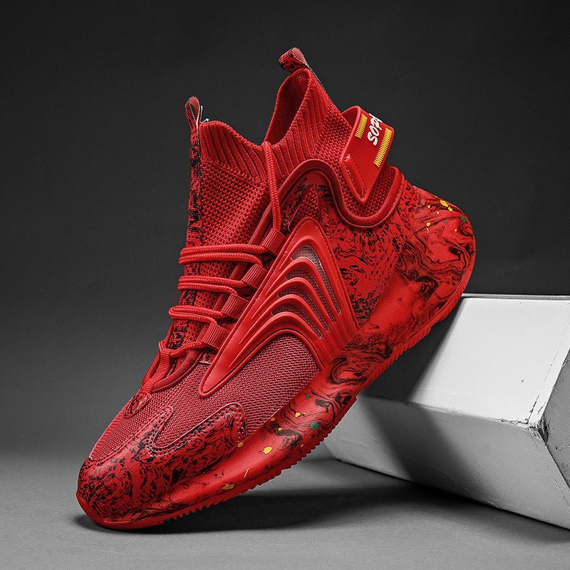 Men's Shoes Sports Shoes Coconut Casual High - top Plus Velvet Shoes Running Shoes - Taylor K Shop