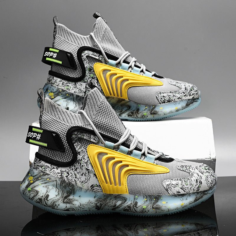 Men's Shoes Sports Shoes Coconut Casual High - top Plus Velvet Shoes Running Shoes - Taylor K Shop