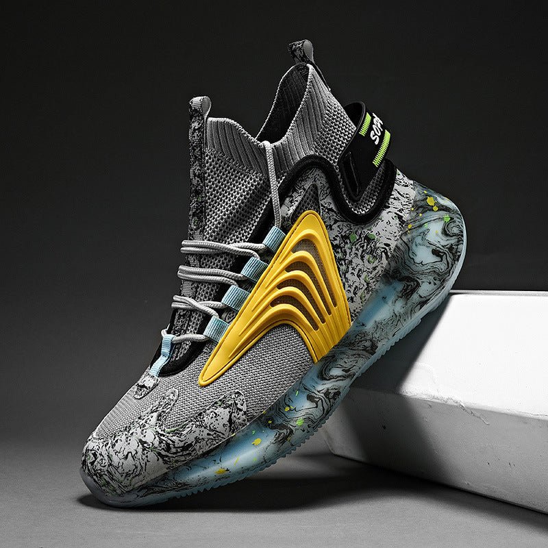 Men's Shoes Sports Shoes Coconut Casual High - top Plus Velvet Shoes Running Shoes - Taylor K Shop