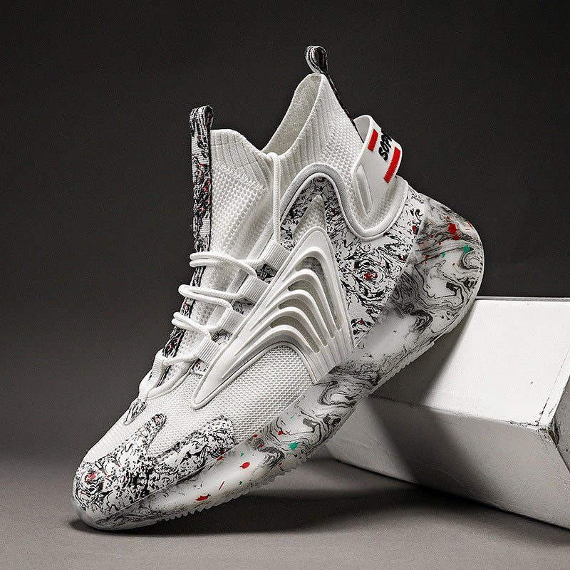 Men's Shoes Sports Shoes Coconut Casual High - top Plus Velvet Shoes Running Shoes - Taylor K Shop