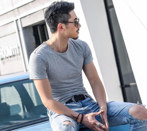 Mens Short Sleeve O - neck Slim T Shirt - Taylor K Shop