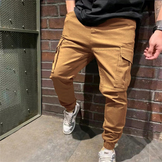 Mens Sports Pants With Pockets Casual Cargo Trousers - Taylor K Shop