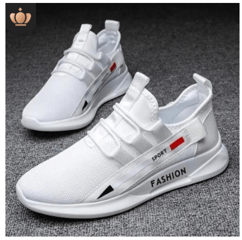 Men's sports running shoes youth white shoes - Taylor K Shop