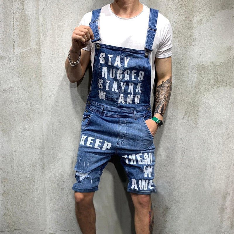Men's suspender jeans - Taylor K Shop