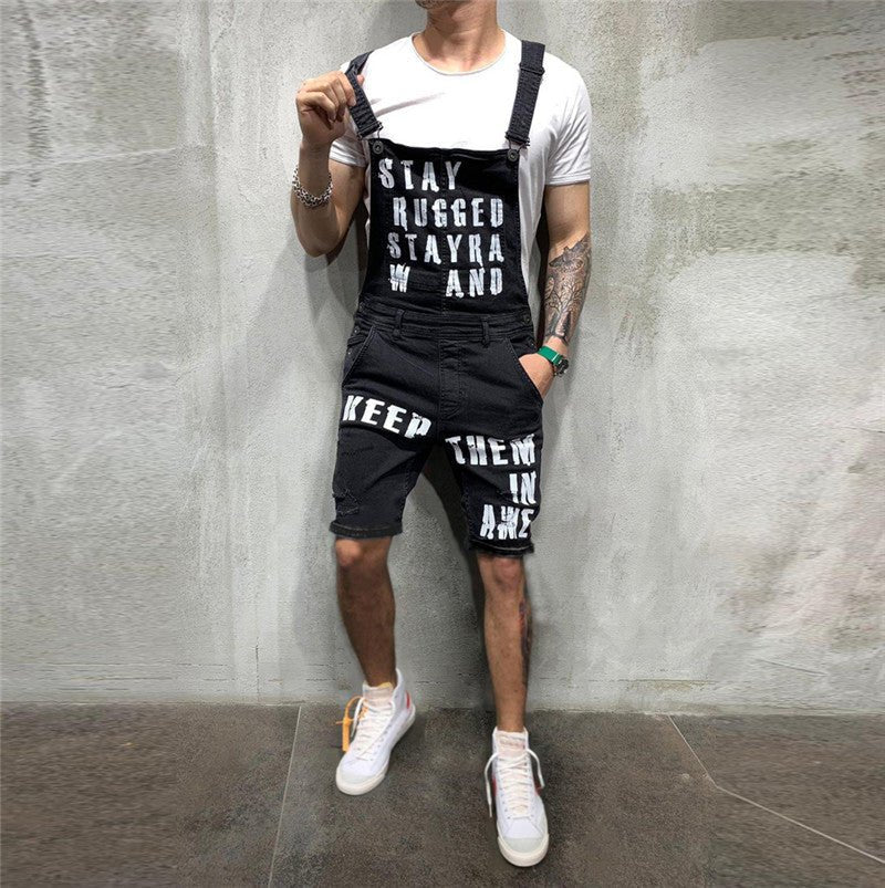 Men's suspender jeans - Taylor K Shop