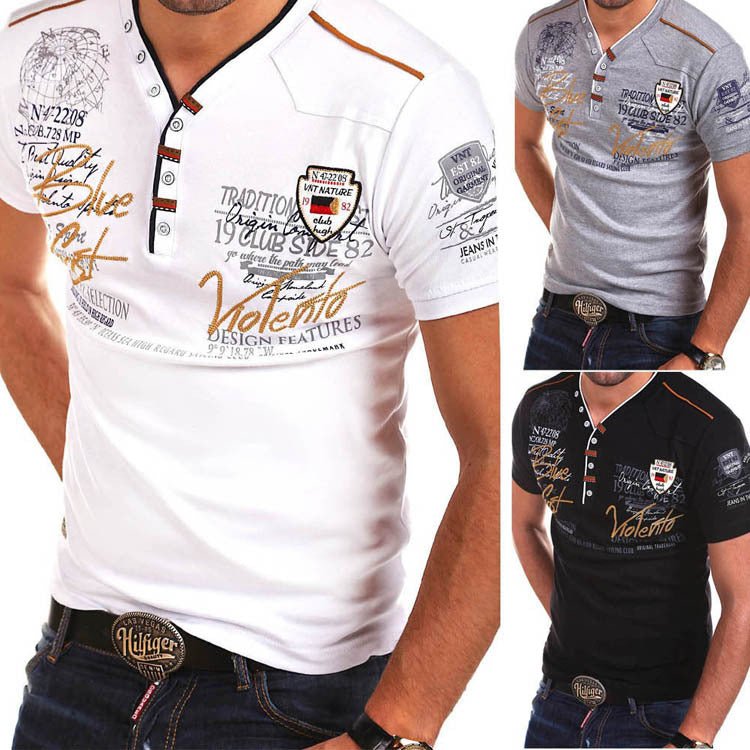 Mens T-shirts Fashion Short - sleeved Mens Summer New T-shirts - Taylor K Shop