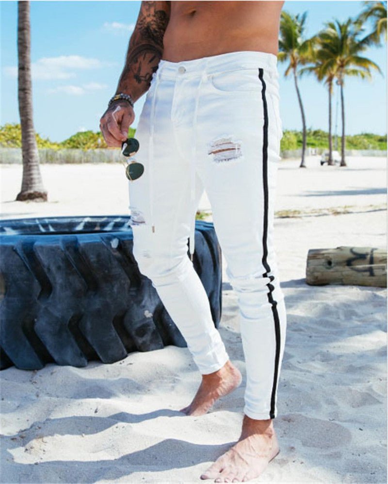 Men's tattered jeans - Taylor K Shop