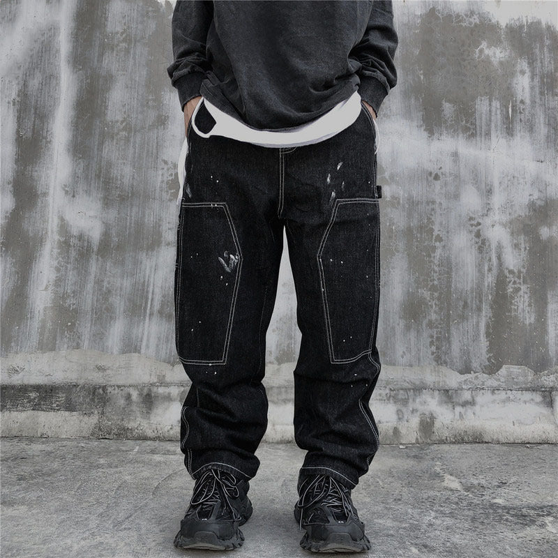 Men's washed jeans - Taylor K Shop