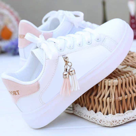 Mesh small white shoes - Taylor K Shop