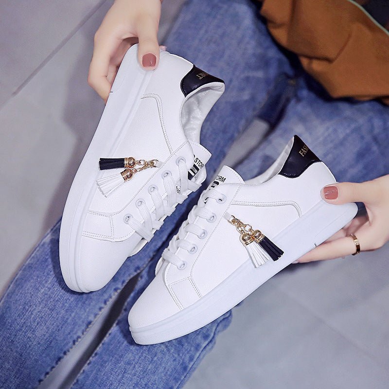 Mesh small white shoes - Taylor K Shop