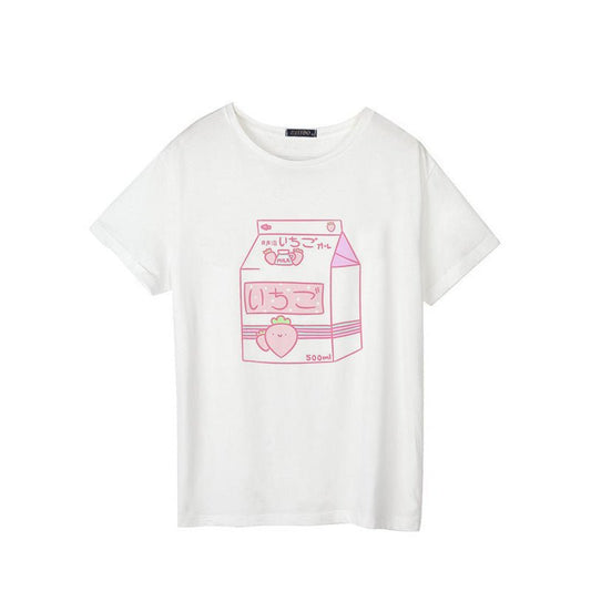 Milk print blouse - Taylor K Shop