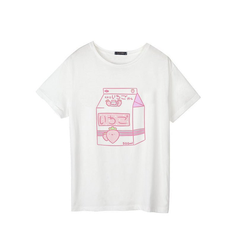 Milk print blouse - Taylor K Shop