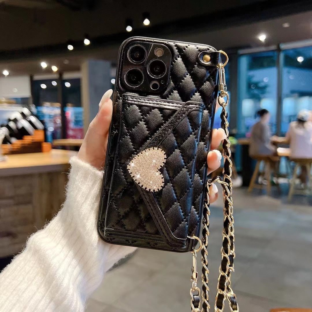 Mobile Phone Case Messenger Can Carry Love Diamond - Taylor K Shop