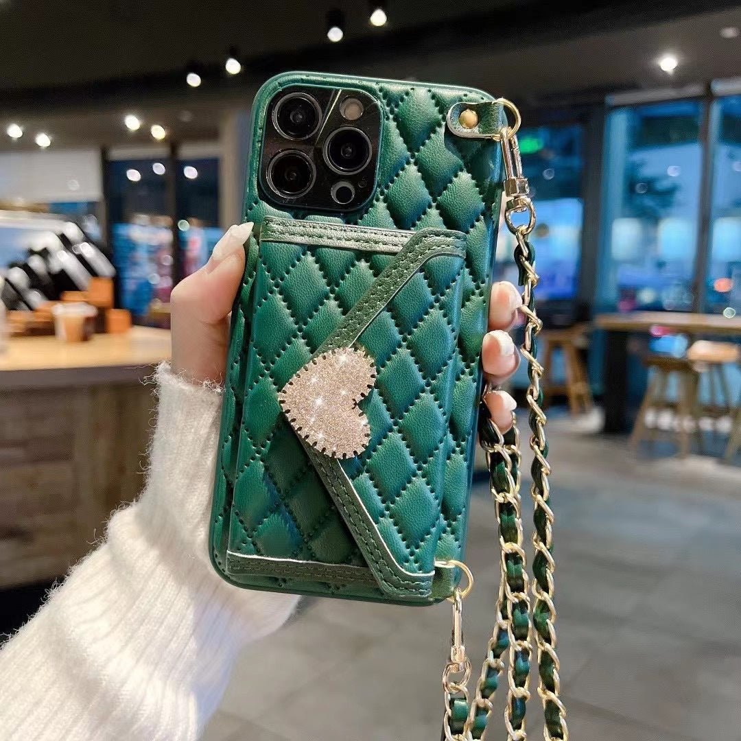 Mobile Phone Case Messenger Can Carry Love Diamond - Taylor K Shop