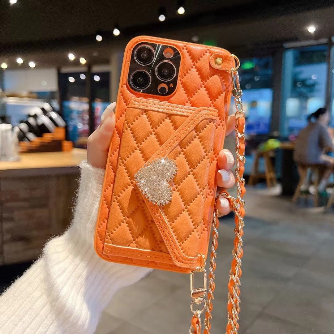 Mobile Phone Case Messenger Can Carry Love Diamond - Taylor K Shop