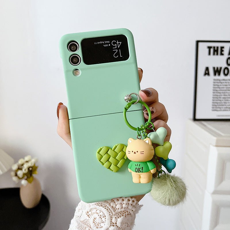 Mobile Phone Shell Doll Hair Ball Diamond Love - Taylor K Shop