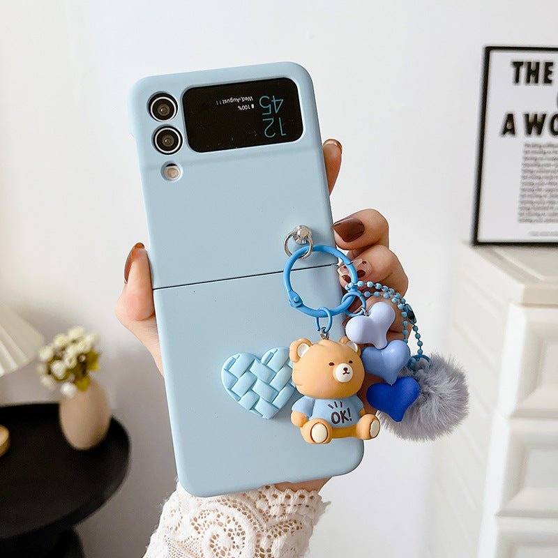 Mobile Phone Shell Doll Hair Ball Diamond Love - Taylor K Shop