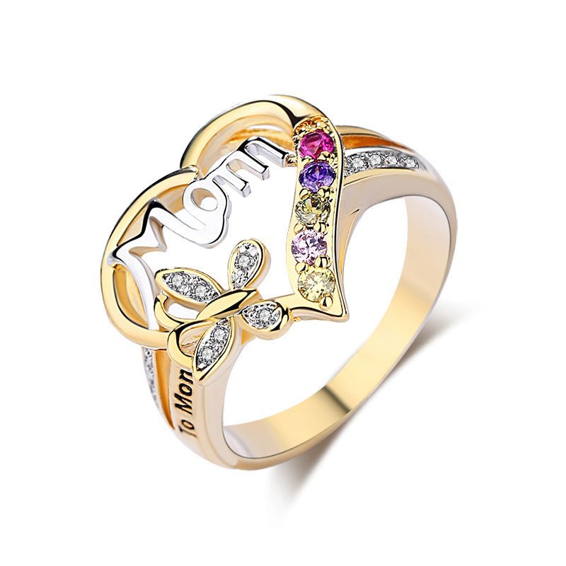 Mother's Day Gift Bracelet Love Heart Mother Ring - Taylor K Shop