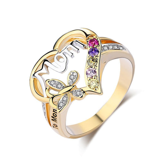 Mother's Day Gift Bracelet Love Heart Mother Ring - Taylor K Shop