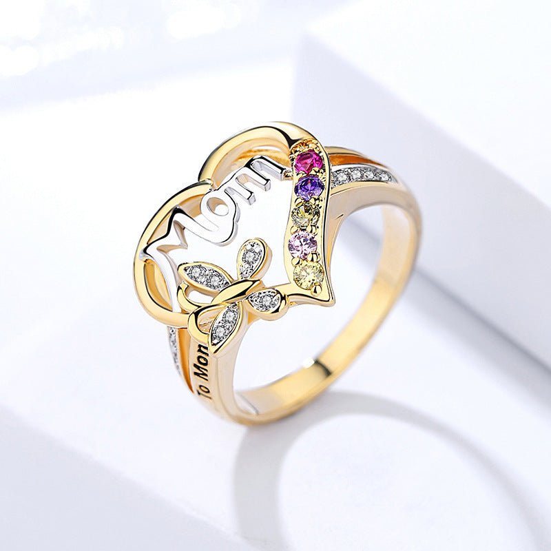 Mother's Day Gift Bracelet Love Heart Mother Ring - Taylor K Shop