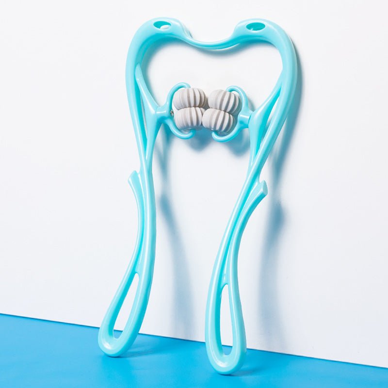 Multifunctional Manual Six - wheel Neck Massager Massage Relieve Roller Massage Tool - Taylor K Shop