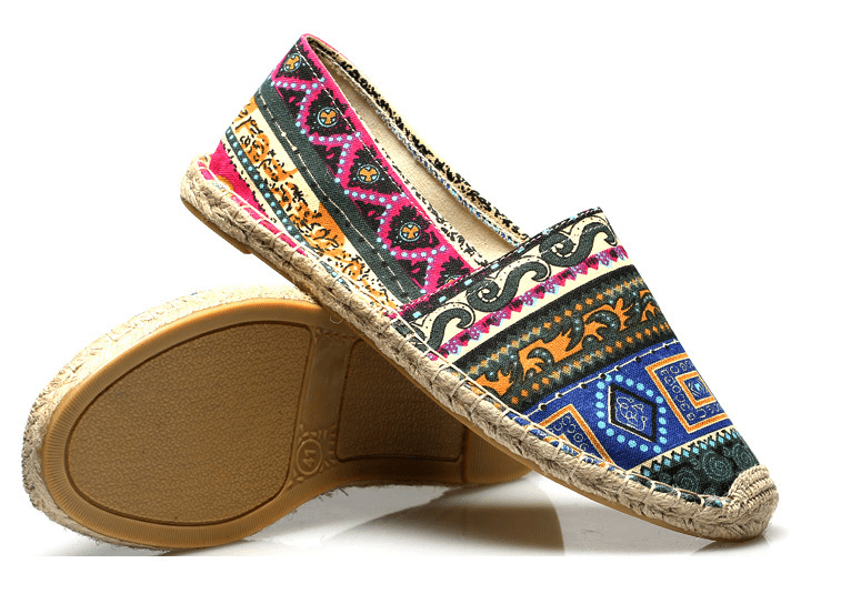 National Hemp Mens Shoes Summer Espadrilles Men Canvas Shoes Men Breathable Mens Loafers Slip Moccasins Zapatillas Hombre - Taylor K Shop