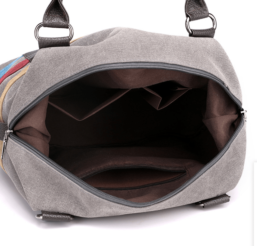 New Bags for women canvas bag casual luxury handbags women bags designer Boston Bags Ladies Weekend Handbags Large Shopping - Taylor K Shop