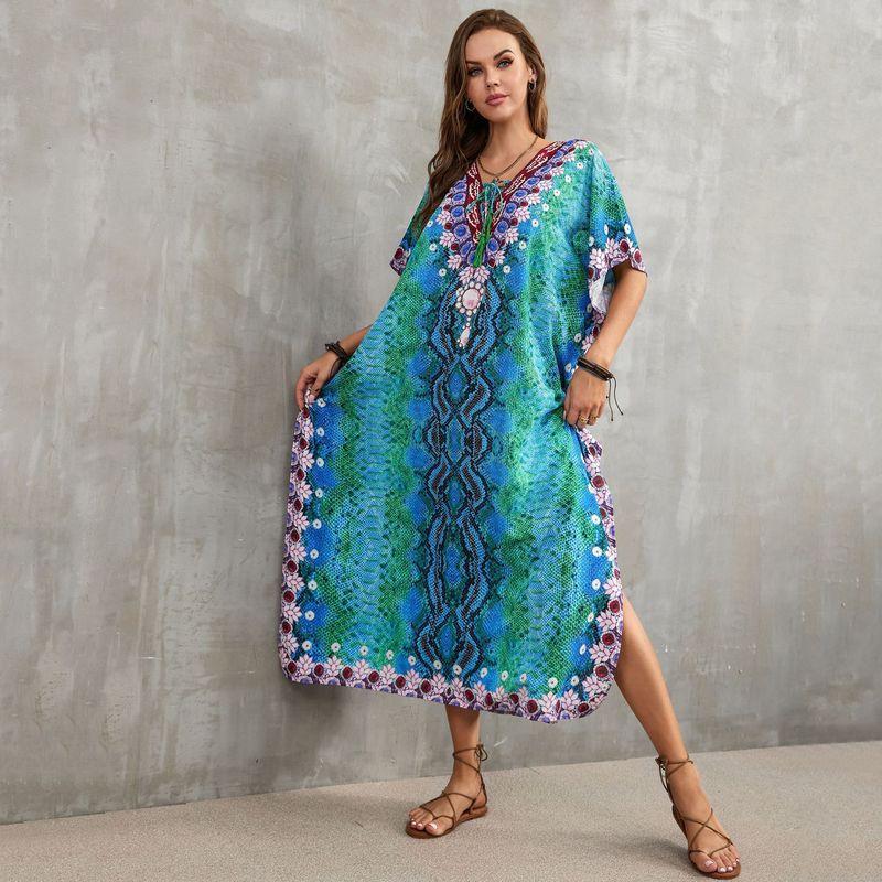 New Beach Blouse Tied Rope Holiday Blouse - Taylor K Shop