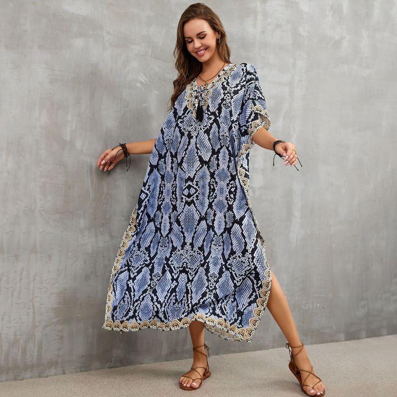 New Beach Blouse Tied Rope Holiday Blouse - Taylor K Shop
