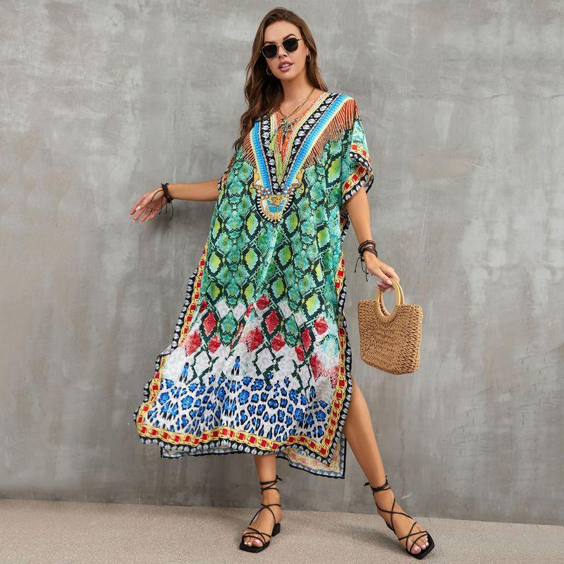New Beach Blouse Tied Rope Holiday Blouse - Taylor K Shop