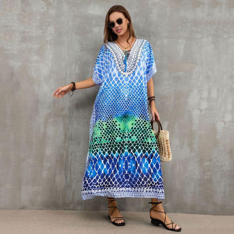 New Beach Blouse Tied Rope Holiday Blouse - Taylor K Shop
