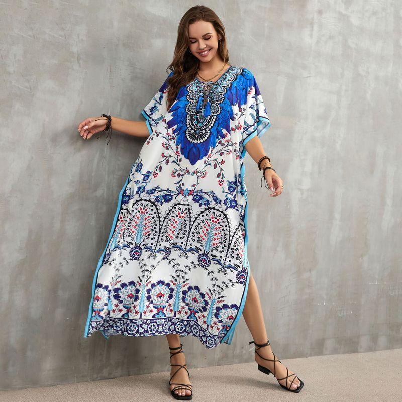 New Beach Blouse Tied Rope Holiday Blouse - Taylor K Shop