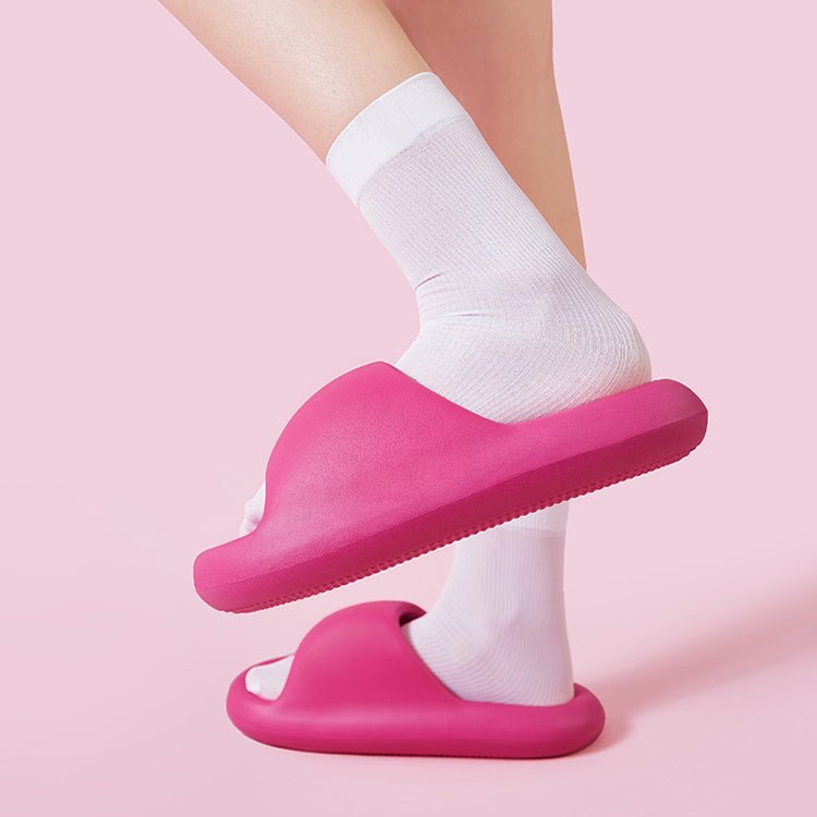 New Bread Shoes Soft Slippers Summer Candy Color Bsthroom Slippers - Taylor K Shop