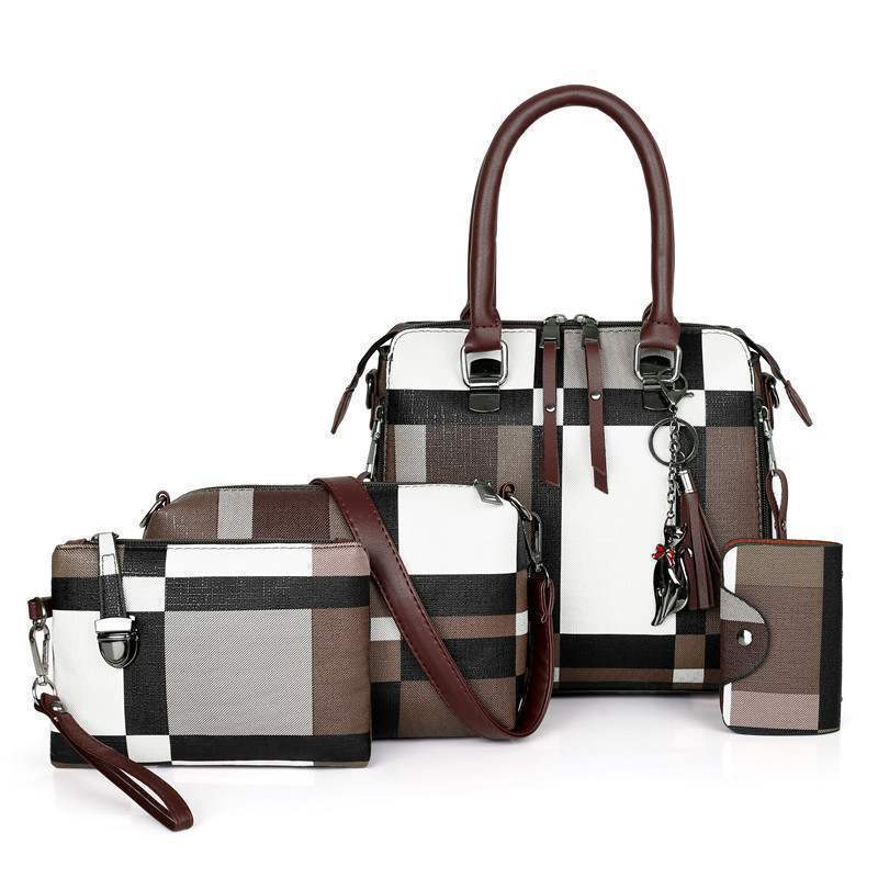 New Luxury Handbags Plaid Women Bags Designer - Taylor K Shop