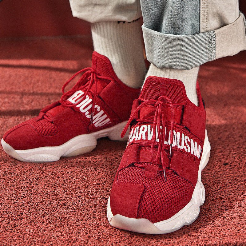 New Men's Shoes Non Slip Wear Resistant Running Shoes Breathable Casual Shoes - Taylor K Shop